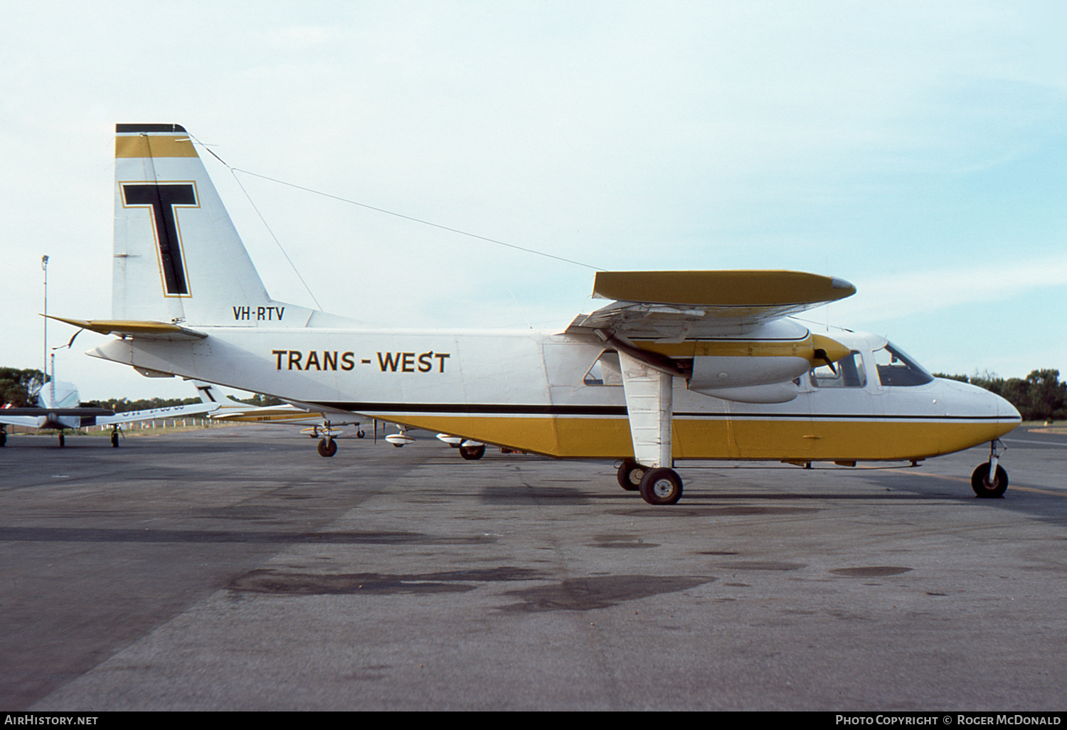 Aircraft Photo of VH-RTV | Britten-Norman BN-2A-26 Islander | Trans West Airlines | AirHistory.net #62578