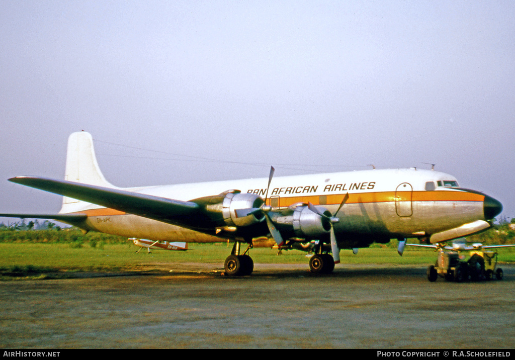 Aircraft Photo of 5N-APK | Douglas DC-6 | Pan African Airlines | AirHistory.net #62591