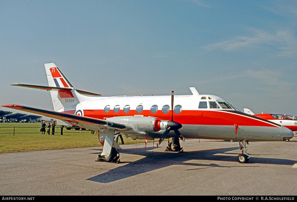 Aircraft Photo of XX494 | Scottish Aviation HP-137 Jetstream T1 | UK - Air Force | AirHistory.net #62592