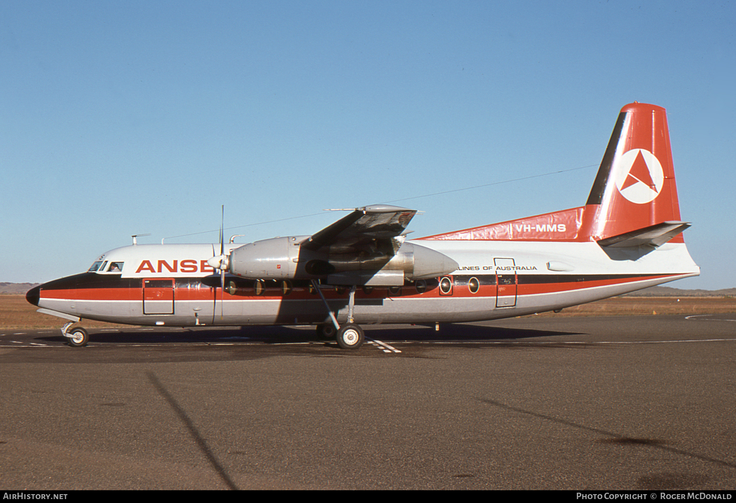 Aircraft Photo of VH-MMS | Fokker F27-200 Friendship | Ansett Airlines of Australia | AirHistory.net #62594