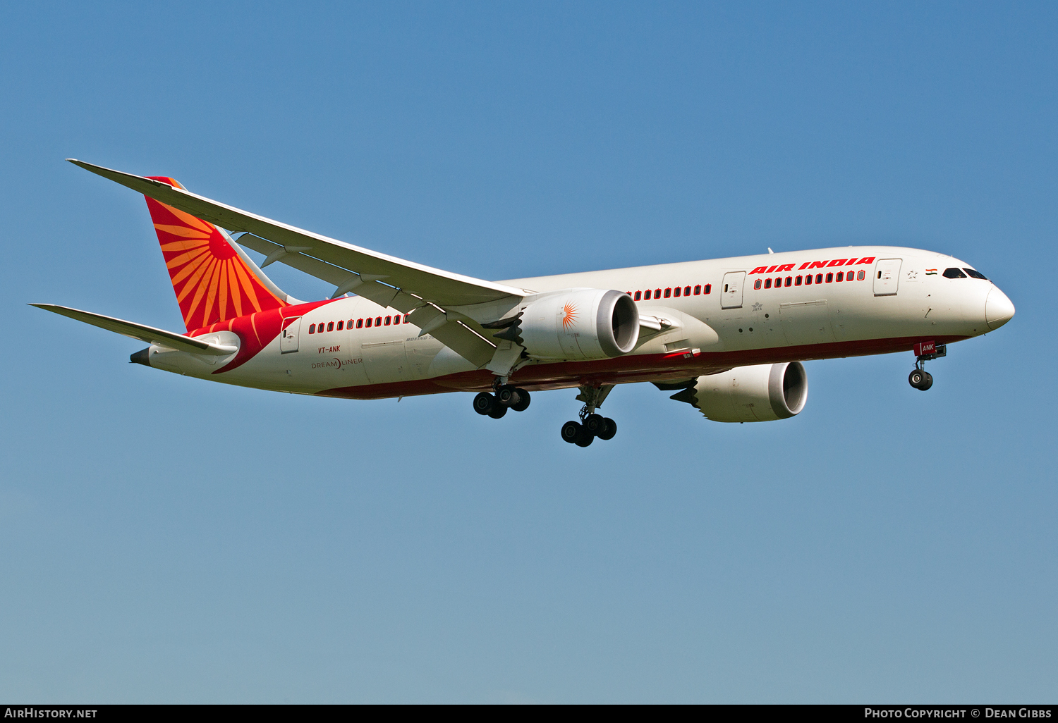 Aircraft Photo of VT-ANK | Boeing 787-8 Dreamliner | Air India | AirHistory.net #62601