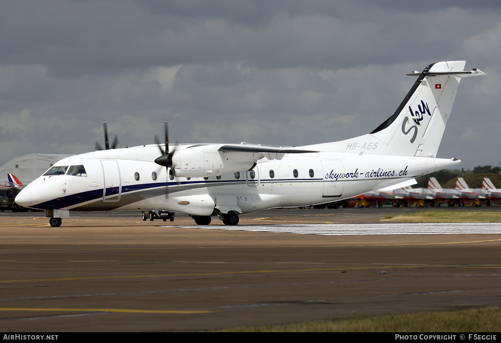 Aircraft Photo of HB-AES | Dornier 328-110 | SkyWork Airlines | AirHistory.net #62617