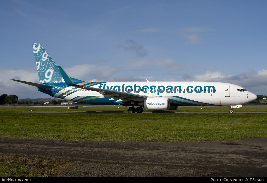 Aircraft Photo of G-CEJP | Boeing 737-8BK | Flyglobespan | AirHistory.net #62627