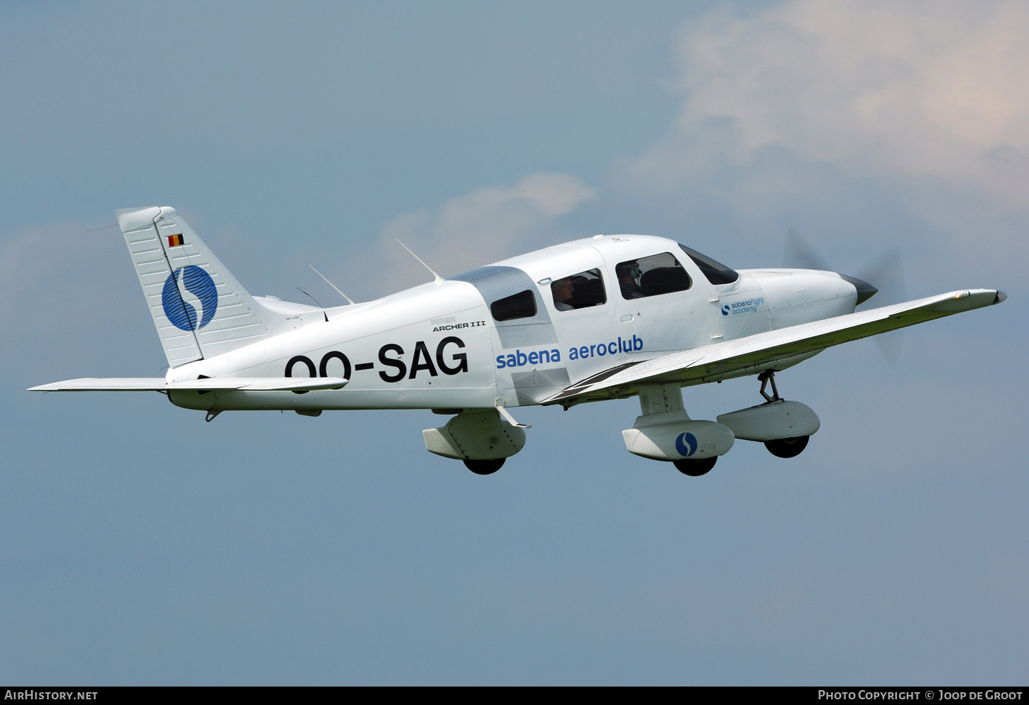 Aircraft Photo of OO-SAG | Piper PA-28-181 Archer III | Sabena Aeroclub | AirHistory.net #62629
