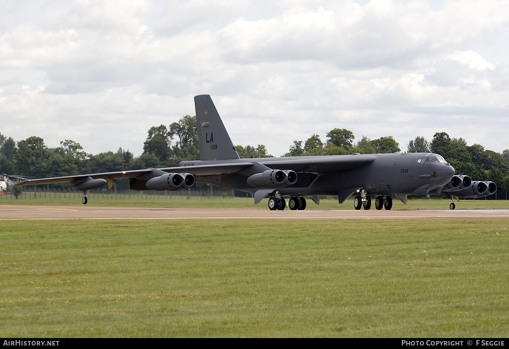 Aircraft Photo of 60-0058 / AF60-058 | Boeing B-52H Stratofortress | USA - Air Force | AirHistory.net #62630