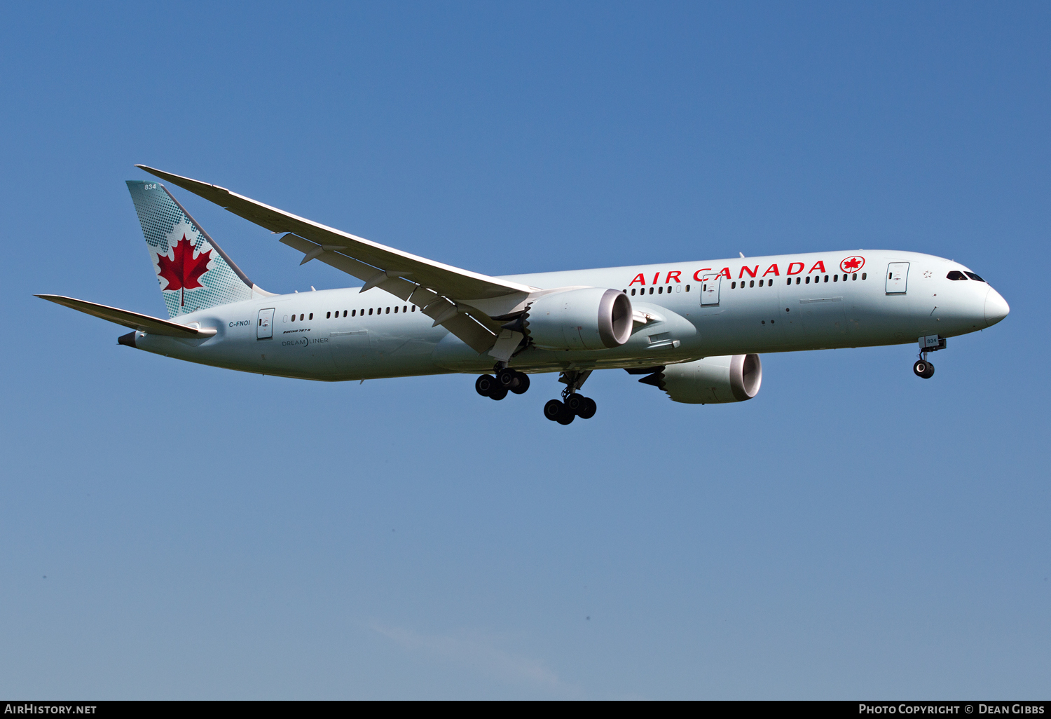 Aircraft Photo of C-FNOI | Boeing 787-9 Dreamliner | Air Canada | AirHistory.net #62633
