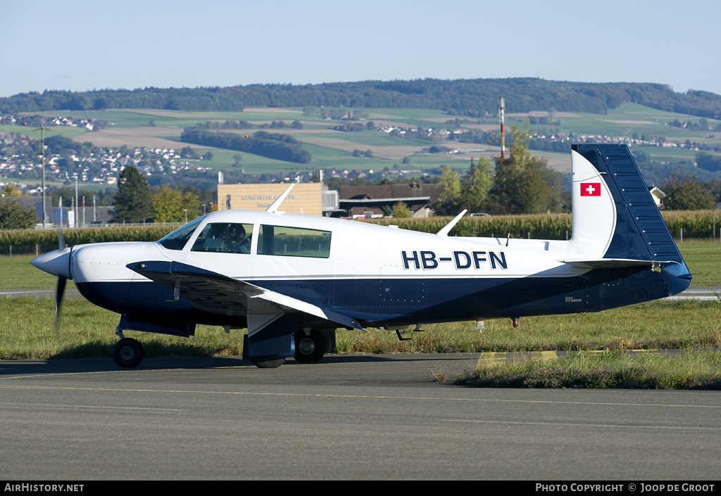 Aircraft Photo of HB-DFN | Mooney M-20J 201 | AirHistory.net #62651