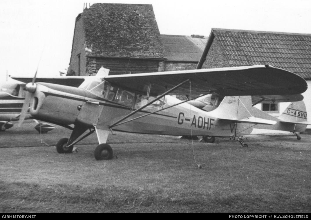 Aircraft Photo of G-AOHF | Auster J-5P Autocar | AirHistory.net #62652