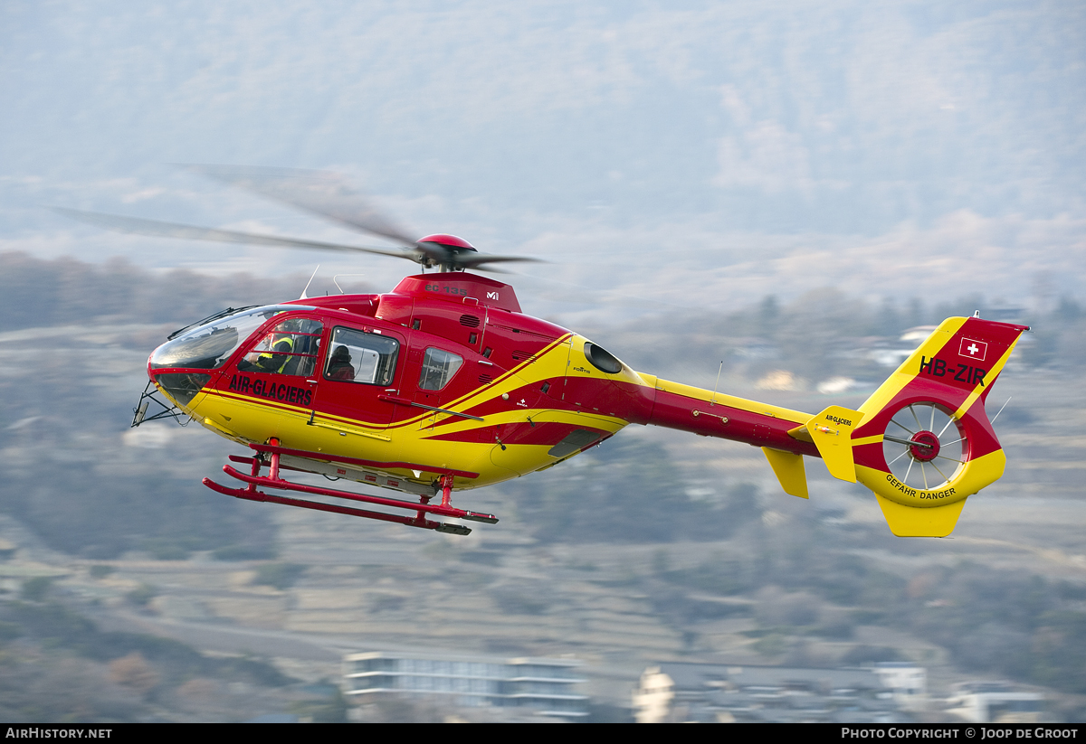 Aircraft Photo of HB-ZIR | Eurocopter EC-135T-1 | Air Glaciers | AirHistory.net #62657