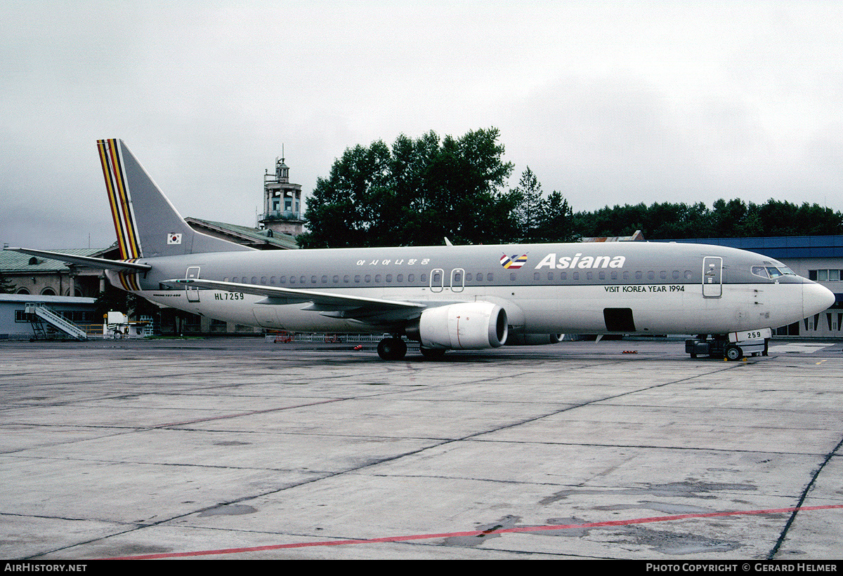 Aircraft Photo of HL7259 | Boeing 737-4Y0 | Asiana Airlines | AirHistory.net #62675