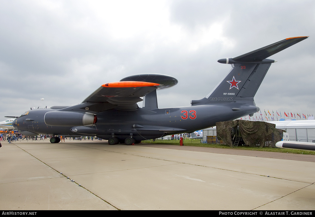 Aircraft Photo of RF-50602 / 33 red | Beriev A-50U | Russia - Air Force | AirHistory.net #62703