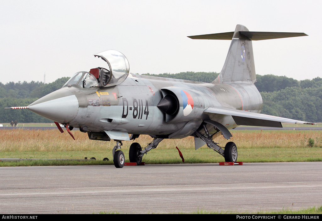 Aircraft Photo of D-8114 | Lockheed F-104G Starfighter | Netherlands - Air Force | AirHistory.net #62752