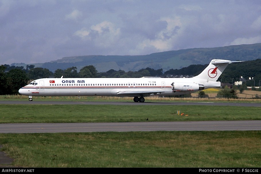 Aircraft Photo of TC-ONN | McDonnell Douglas MD-88 | Onur Air | AirHistory.net #62775