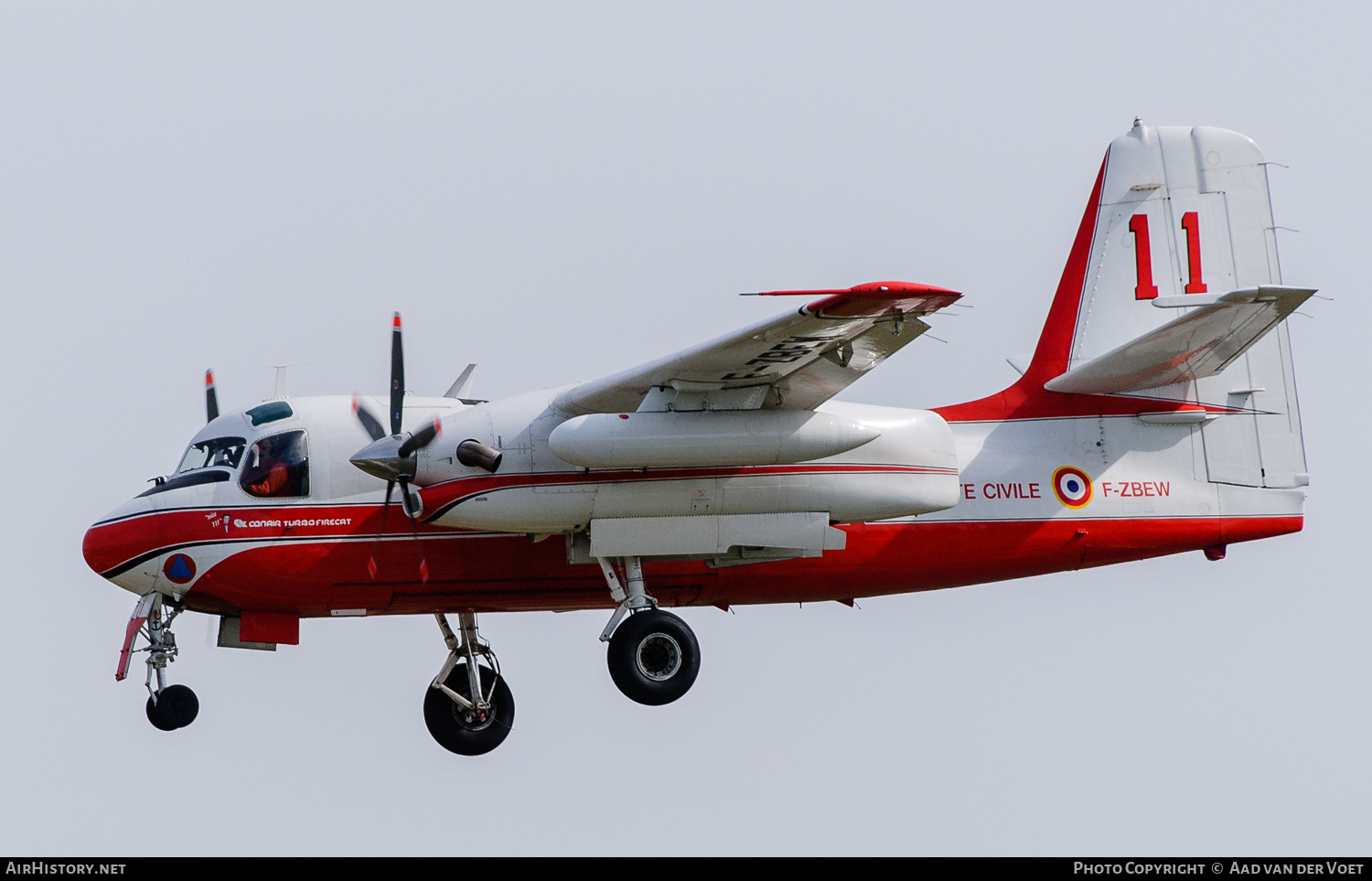 Aircraft Photo of F-ZBEW | Conair S-2T Turbo Firecat | Sécurité Civile | AirHistory.net #62784