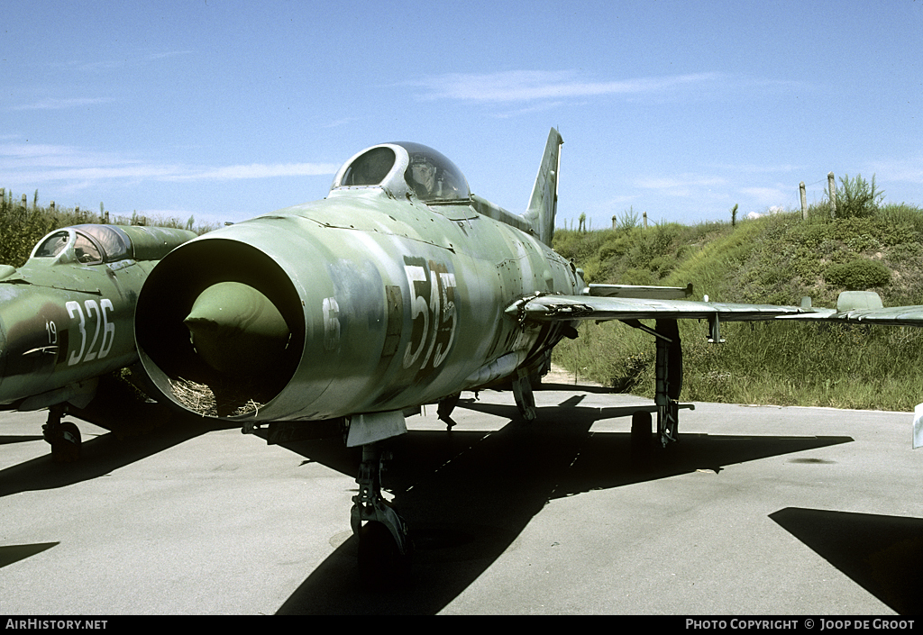 Aircraft Photo of 515 | Mikoyan-Gurevich MiG-21F-13 | Bulgaria - Air Force | AirHistory.net #62808
