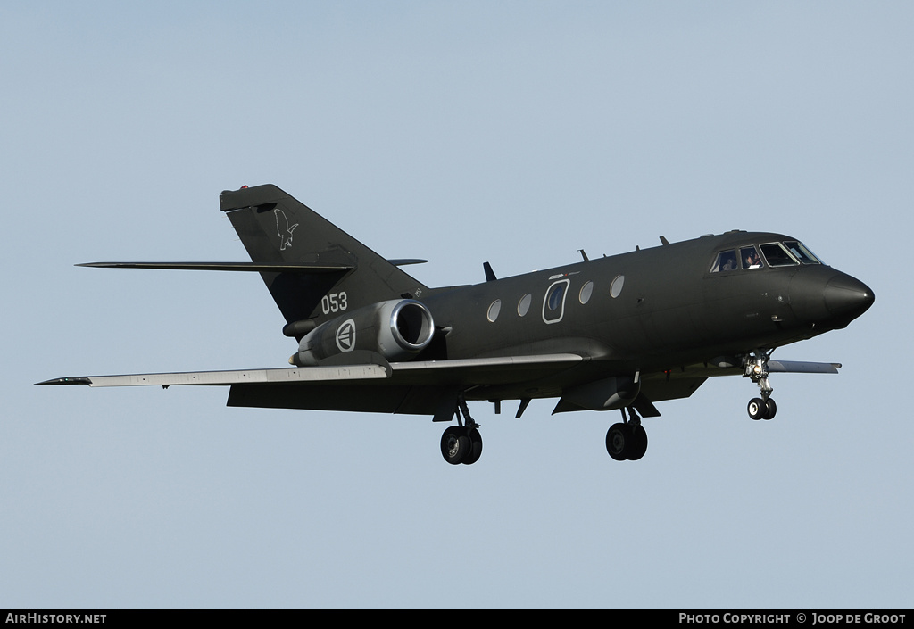 Aircraft Photo of 053 | Dassault Falcon 20ECM | Norway - Air Force | AirHistory.net #62813