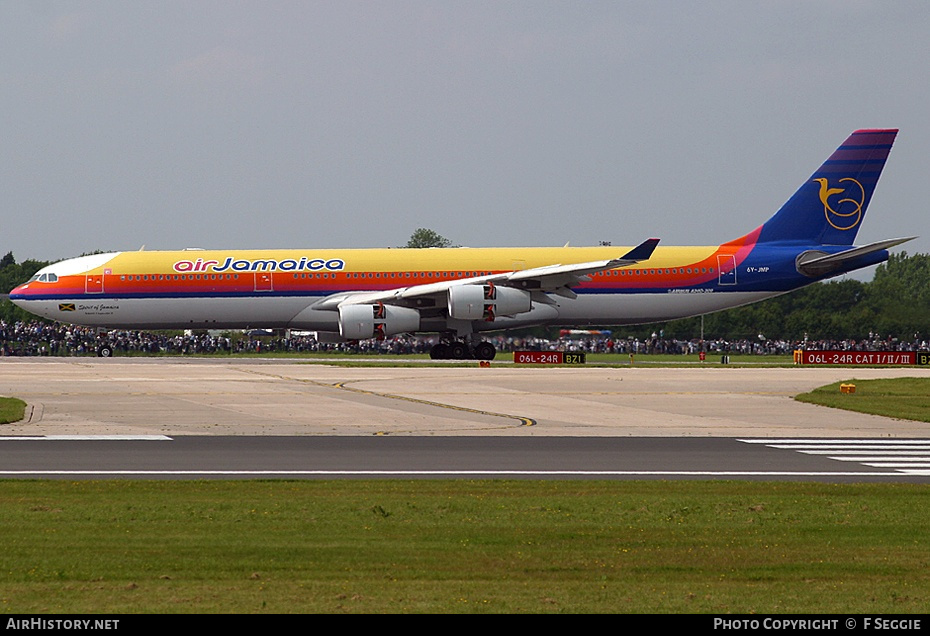 Aircraft Photo of 6Y-JMP | Airbus A340-313 | Air Jamaica | AirHistory.net #62829
