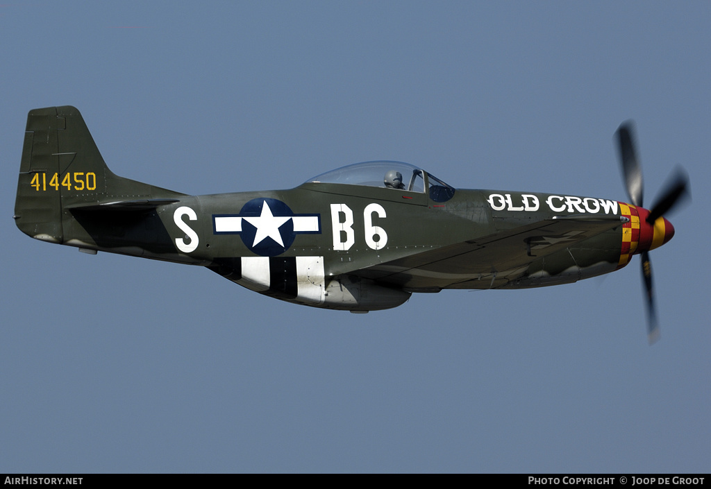 Aircraft Photo of N167F / 414450 | North American P-51D Mustang | USA - Air Force | AirHistory.net #62838
