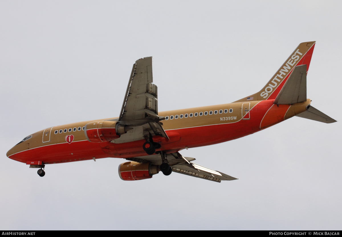 Aircraft Photo of N339SW | Boeing 737-3H4 | Southwest Airlines | AirHistory.net #62865