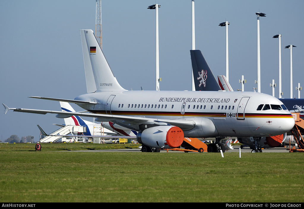 Aircraft Photo of 1502 | Airbus ACJ319 (A319-133/CJ) | Germany - Air Force | AirHistory.net #62888