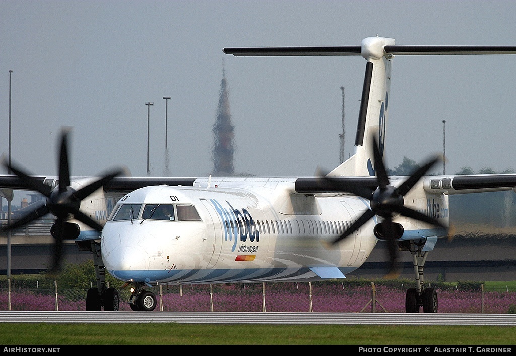 Aircraft Photo of G-JEDI | Bombardier DHC-8-402 Dash 8 | Flybe - British European | AirHistory.net #62899