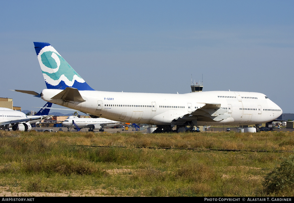 Aircraft Photo of F-GSKY | Boeing 747-312 | Corsair | AirHistory.net #62903