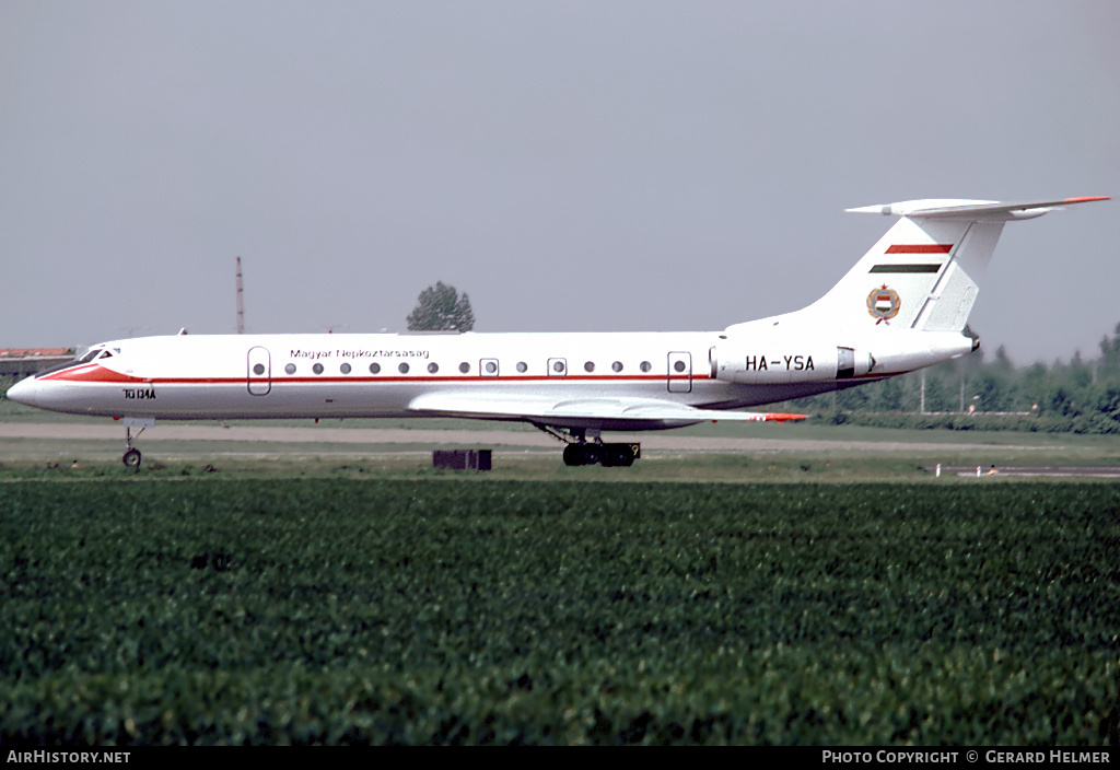 Aircraft Photo of HA-YSA | Tupolev Tu-134A | Hungary - Government | AirHistory.net #62915