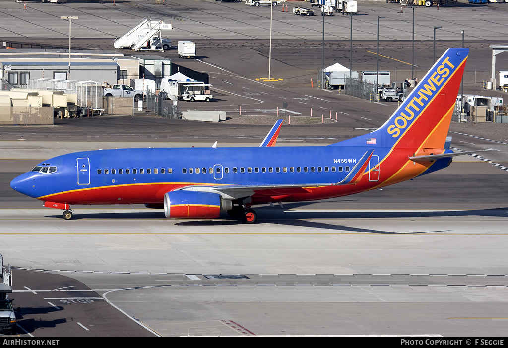 Aircraft Photo of N456WN | Boeing 737-7H4 | Southwest Airlines | AirHistory.net #62919