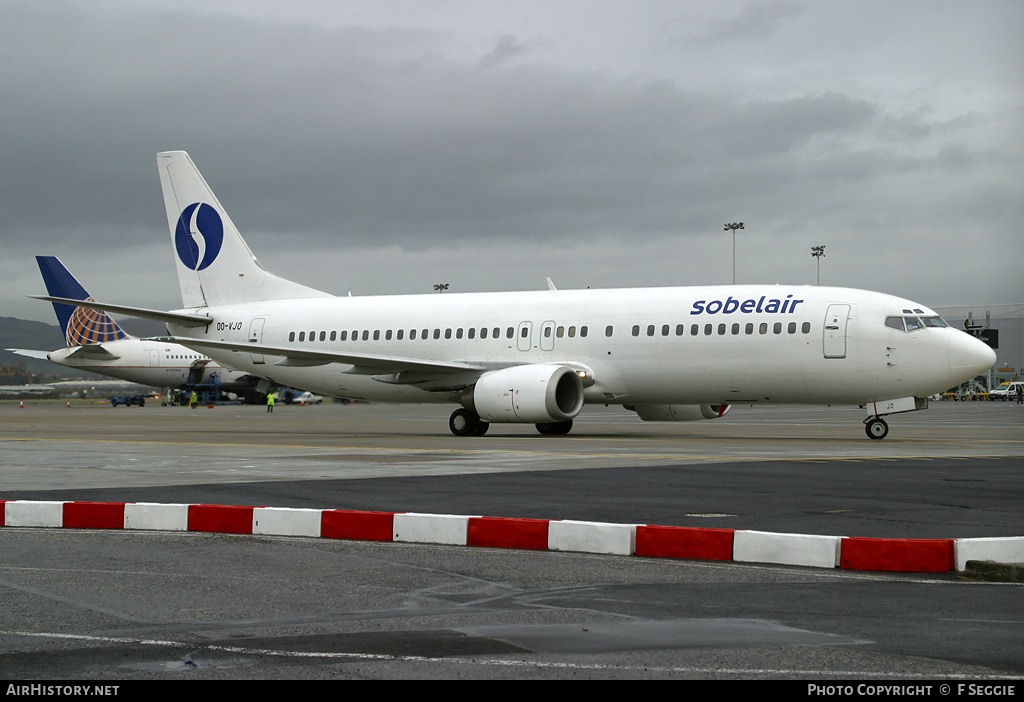 Aircraft Photo of OO-VJO | Boeing 737-4Y0 | Sobelair | AirHistory.net #62920