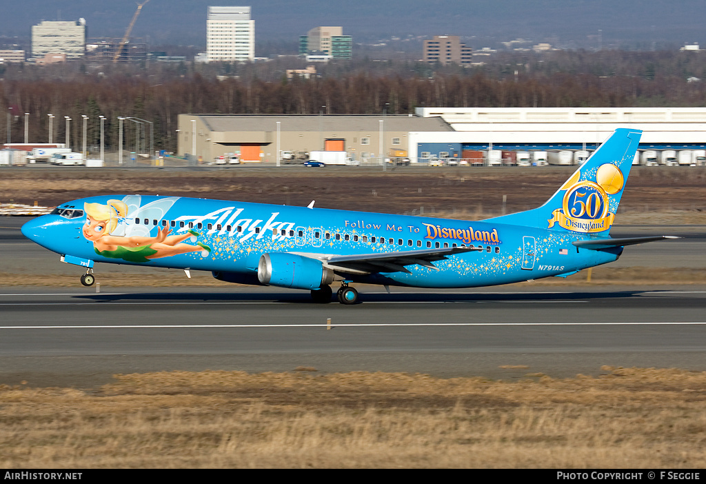 Aircraft Photo of N791AS | Boeing 737-490 | Alaska Airlines | AirHistory.net #62924
