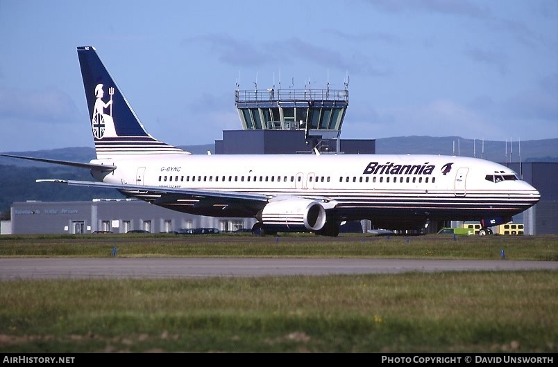 Aircraft Photo of G-BYNC | Boeing 737-804 | Britannia Airways | AirHistory.net #62932