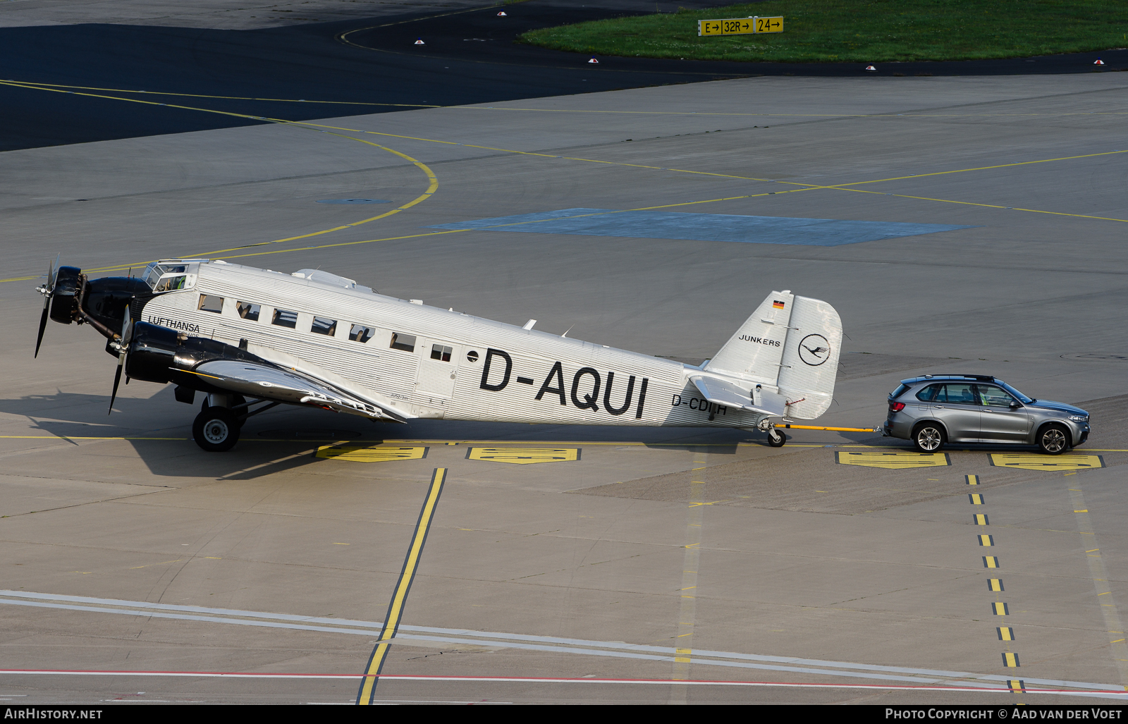 Aircraft Photo of D-CDLH / D-AQUI | Junkers Ju 52/3m g8e | Deutsche Luft Hansa | AirHistory.net #62956