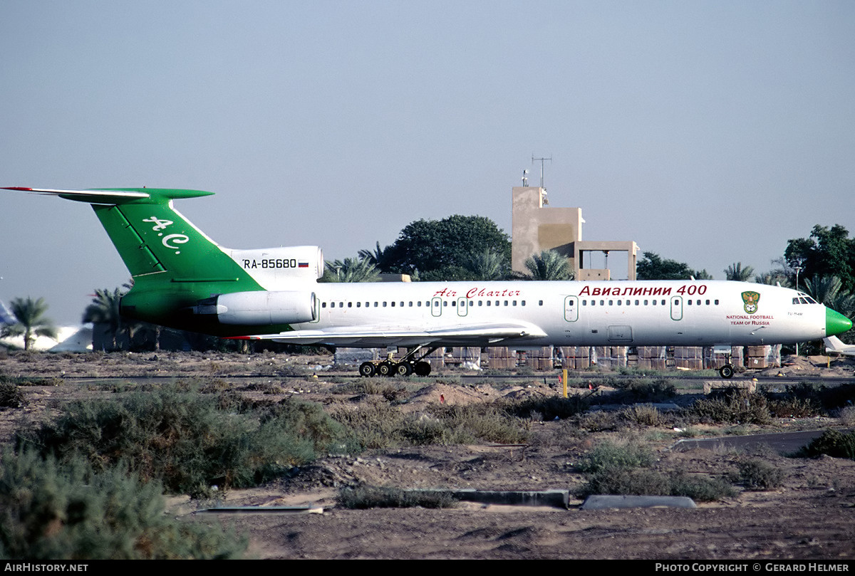 Aircraft Photo of RA-85680 | Tupolev Tu-154M | Airlines 400 Air Charter | AirHistory.net #62959