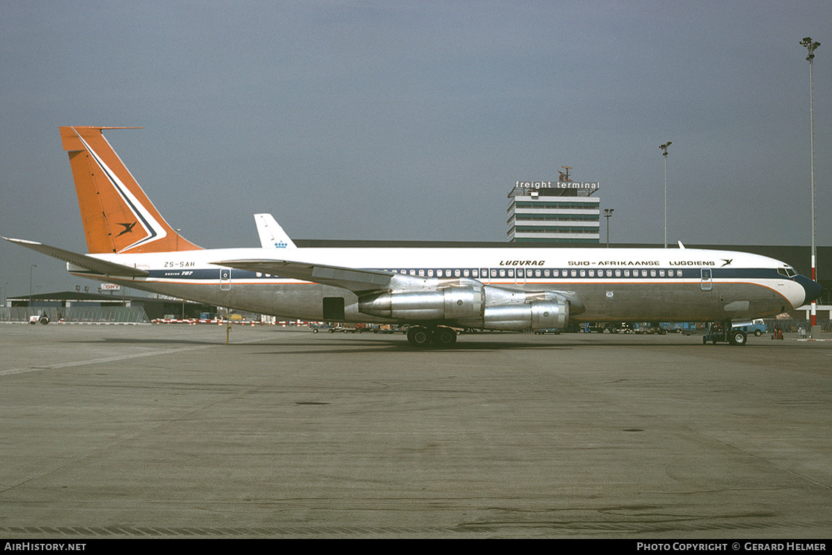 Aircraft Photo of ZS-SAH | Boeing 707-344C | South African Airways Air Cargo / Suid-Afrikaanse Lugdiens Lugvrag | AirHistory.net #62961