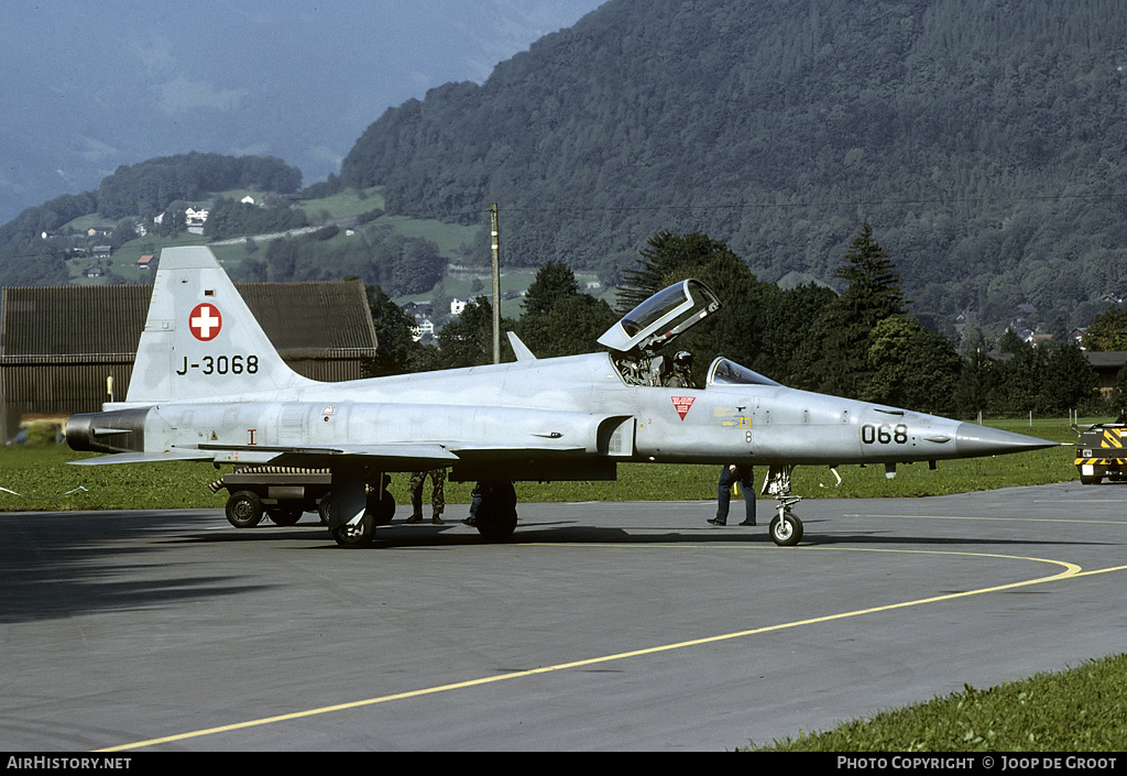 Aircraft Photo of J-3068 | Northrop F-5E Tiger II | Switzerland - Air Force | AirHistory.net #62967