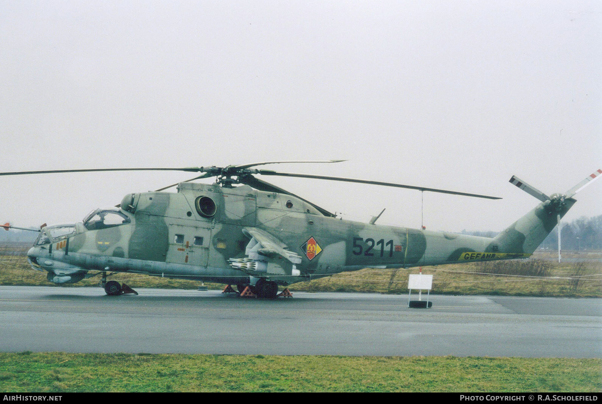 Aircraft Photo of 5211 | Mil Mi-24D | East Germany - Air Force | AirHistory.net #62970