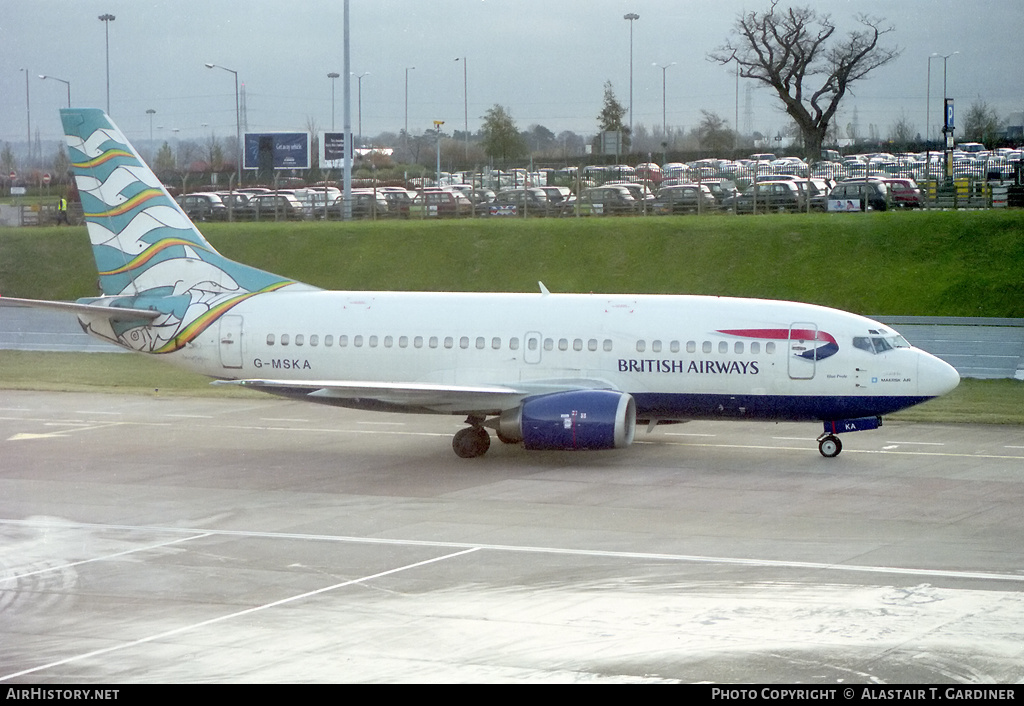 Aircraft Photo of G-MSKA | Boeing 737-5L9 | British Airways | AirHistory.net #62971