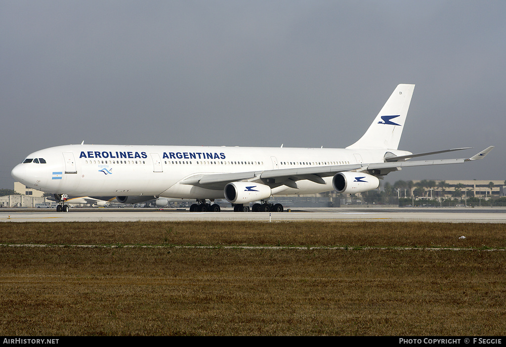 Aircraft Photo of LV-CEK | Airbus A340-312 | Aerolíneas Argentinas | AirHistory.net #63002