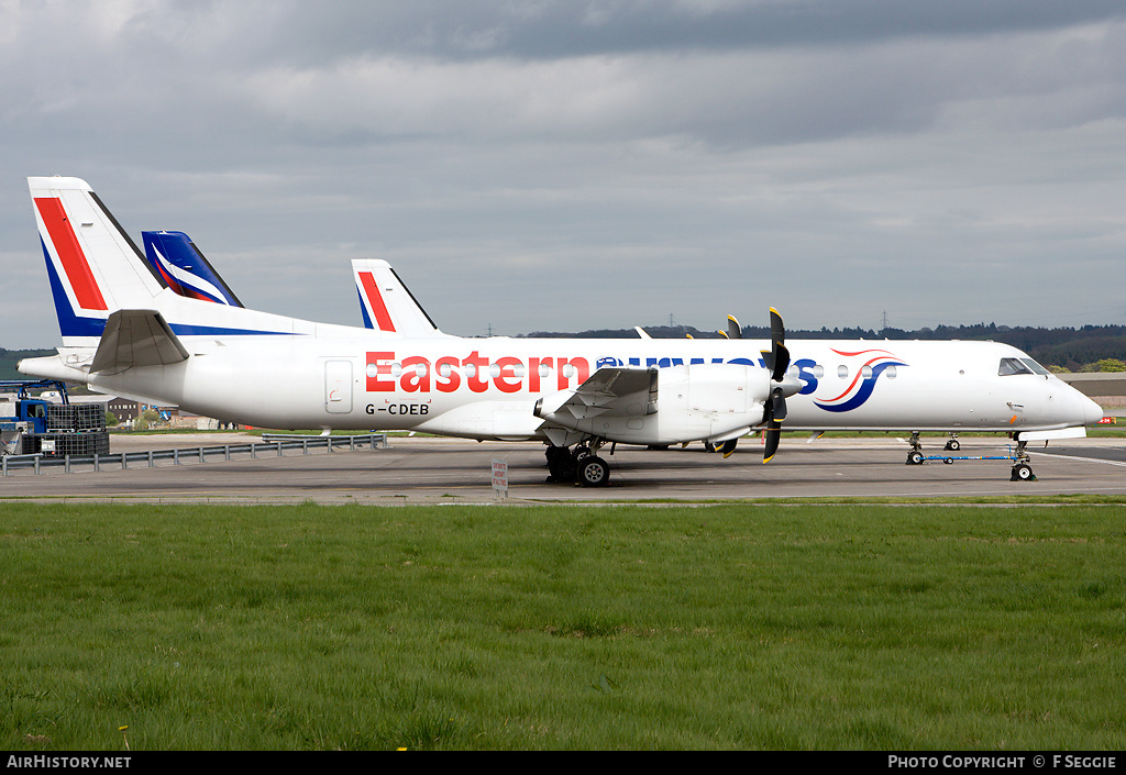 Aircraft Photo of G-CDEB | Saab 2000 | Eastern Airways | AirHistory.net #63003