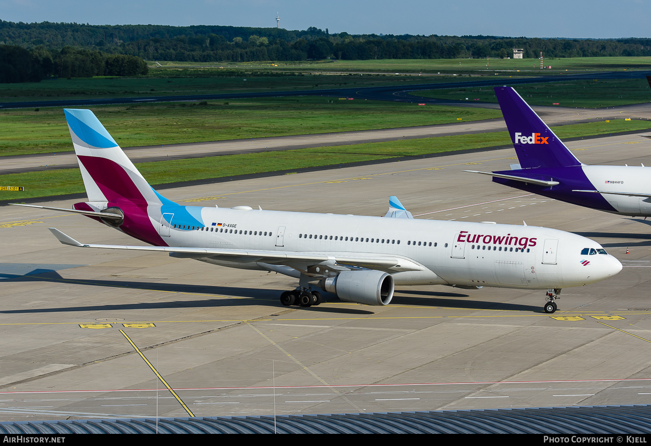 Aircraft Photo of D-AXGE | Airbus A330-202 | Eurowings | AirHistory.net #63011