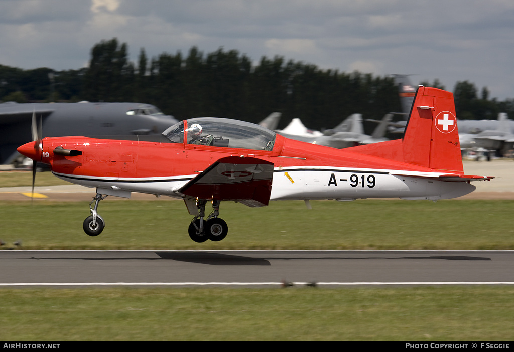 Aircraft Photo of A-919 | Pilatus NCPC-7 | Switzerland - Air Force | AirHistory.net #63013