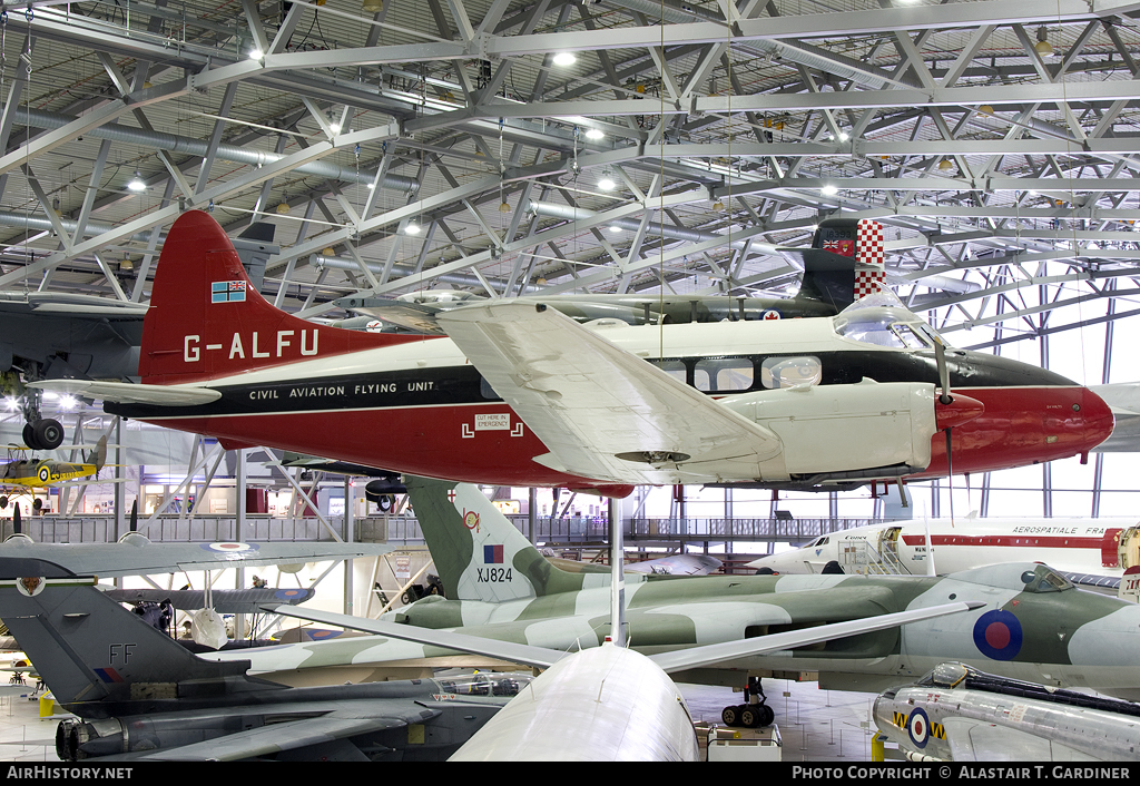 Aircraft Photo of G-ALFU | De Havilland D.H. 104 Dove 6 | Civil Aviation Flying Unit | AirHistory.net #63017