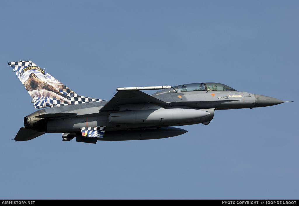 Aircraft Photo of FB-18 | General Dynamics F-16BM Fighting Falcon | Belgium - Air Force | AirHistory.net #63029