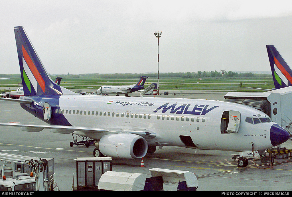 Aircraft Photo of HA-LOA | Boeing 737-7Q8 | Malév - Hungarian Airlines | AirHistory.net #63036