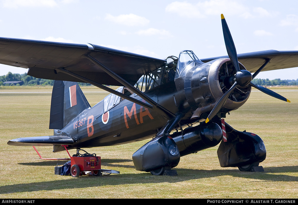 Aircraft Photo of G-AZWT / V9367 | Westland Lysander Mk.IIIA | UK - Air Force | AirHistory.net #63043