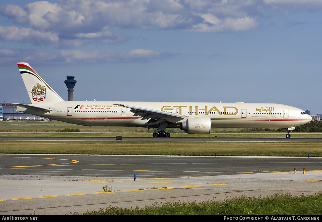 Aircraft Photo of A6-ETJ | Boeing 777-3FX/ER | Etihad Airways | AirHistory.net #63067