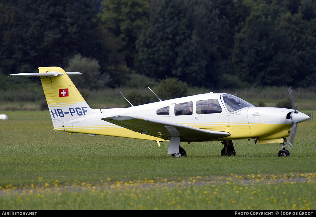 Aircraft Photo of HB-PGF | Piper PA-28RT-201T Turbo Arrow IV | AirHistory.net #63072