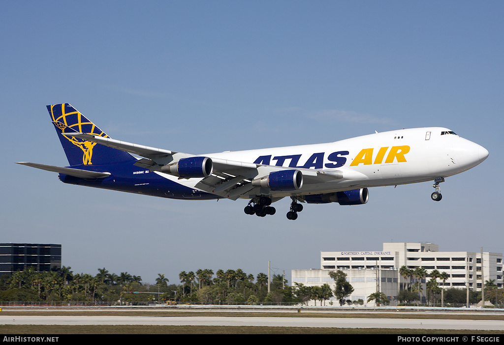 Aircraft Photo of N498MC | Boeing 747-47UF/SCD | Atlas Air | AirHistory.net #63078