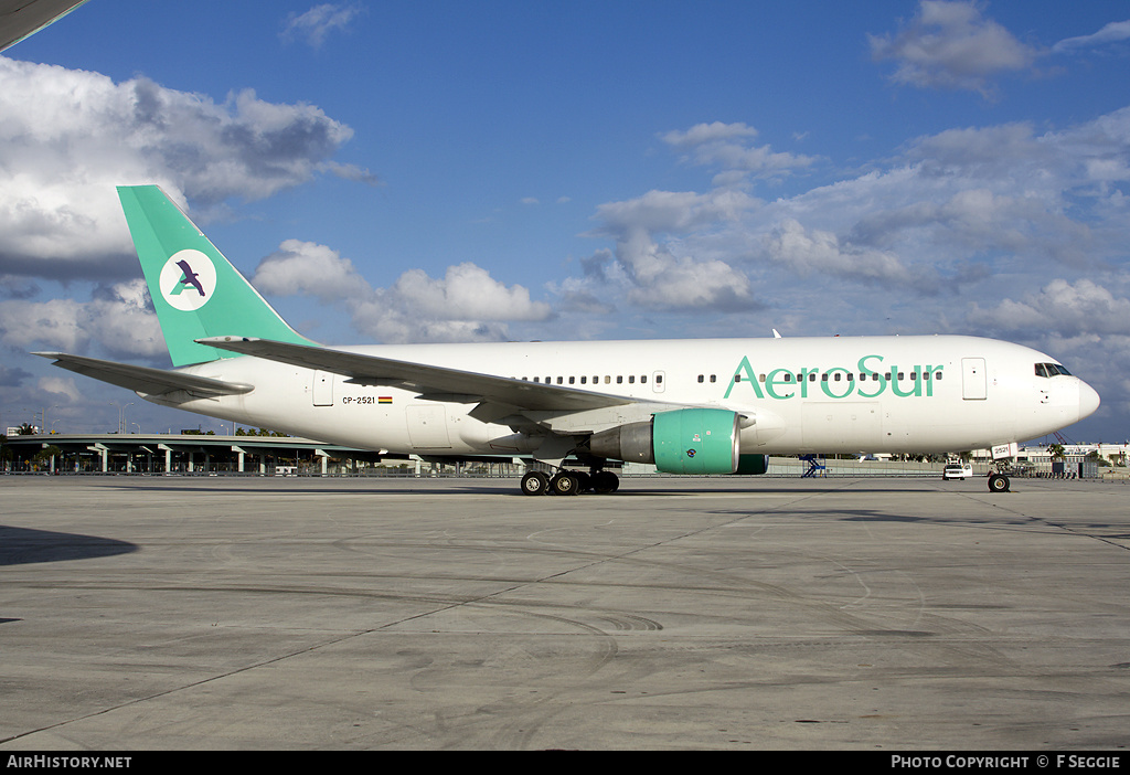 Aircraft Photo of CP-2521 | Boeing 767-260/ER | AeroSur | AirHistory.net #63086
