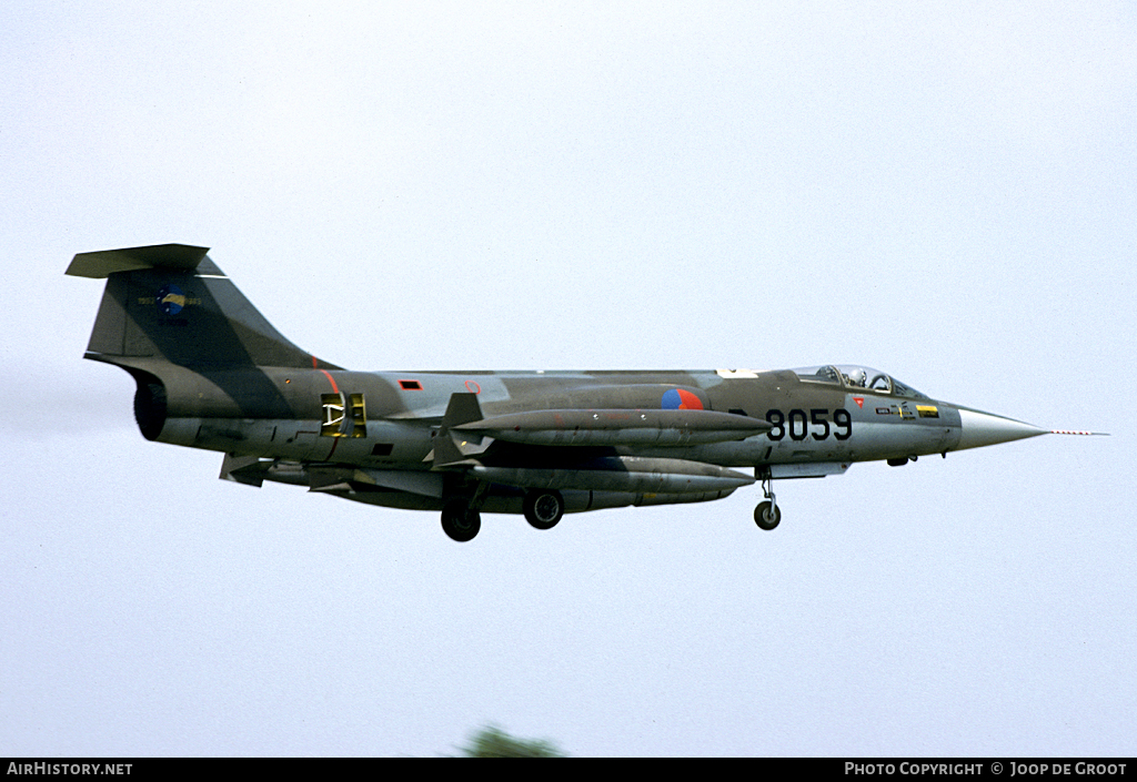 Aircraft Photo of D-8059 | Lockheed RF-104G Starfighter | Netherlands - Air Force | AirHistory.net #63093